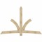 Ekena Millwork Davenport Rough Sawn Timber Gable Bracket, Douglas Fir, 96"W x 64"H x 2"D x 6"F, 16/12 Pitch GBW096X64X0206DAV00RDF - alternate 1